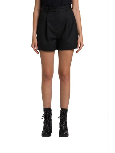 Shop Kenzo High-waisted Shorts In Nero