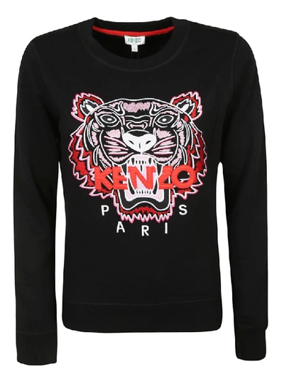 Shop Kenzo Classic Tiger Slim Sweatshirt In Black