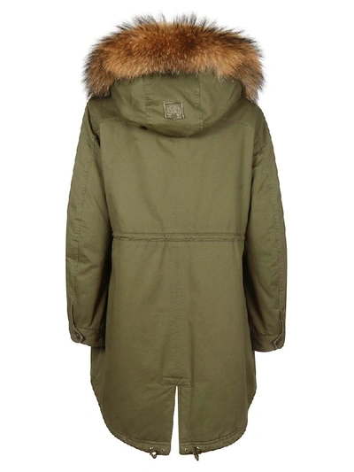 Shop Alessandra Chamonix Faux Fur Parka In Military