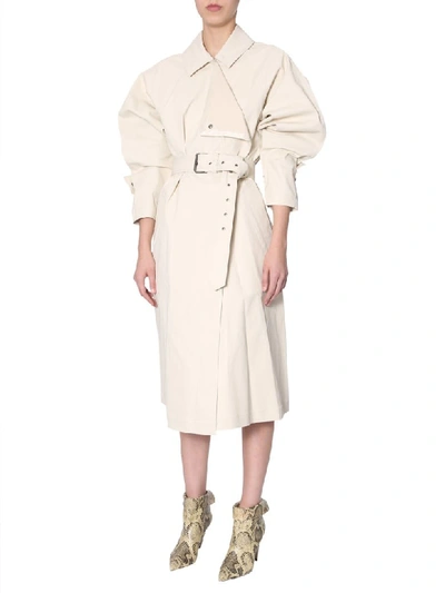 Shop Isabel Marant Jamet Trench In Avorio