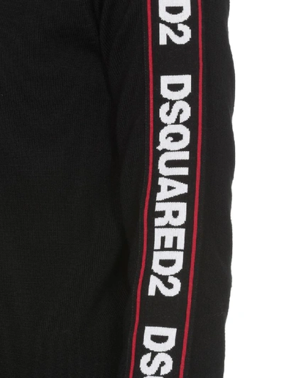 Shop Dsquared2 Ski Sweater In Black/white/red