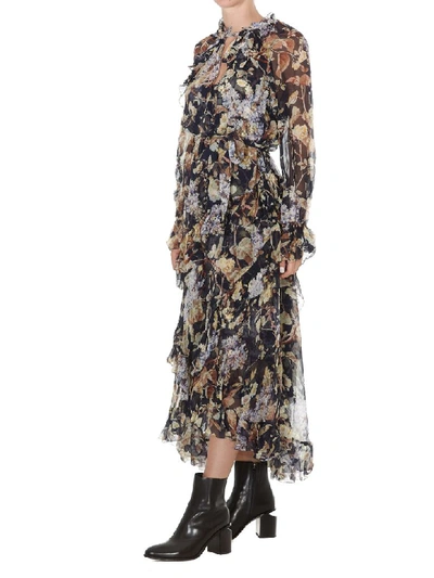 Shop Zimmermann Sabotage Ruffle Dress In Multicolor