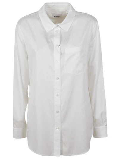 Shop Burberry Classic Shirt In Optic White