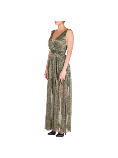 Shop Be Blumarine Carlie Maxi Dresses In Oro