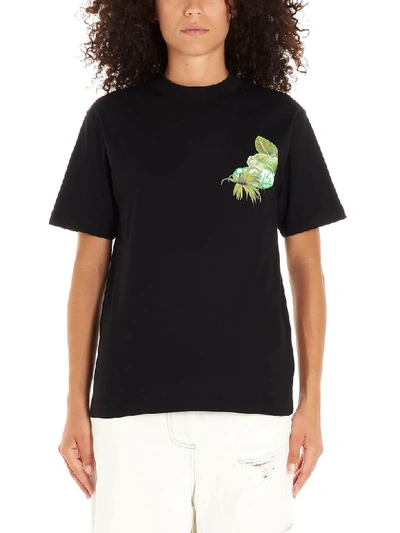 Shop Off-white Racing T-shirt In Black