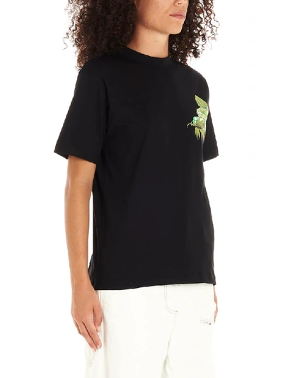 Shop Off-white Racing T-shirt In Black