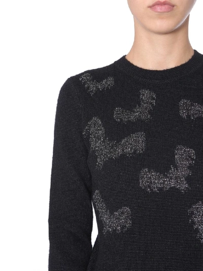 Shop Saint Laurent Bat Shirt In Nero