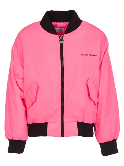 Shop Chiara Ferragni Fluo Pink Bomber