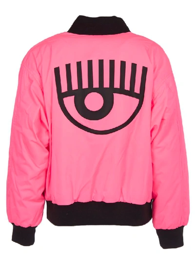 Shop Chiara Ferragni Fluo Pink Bomber