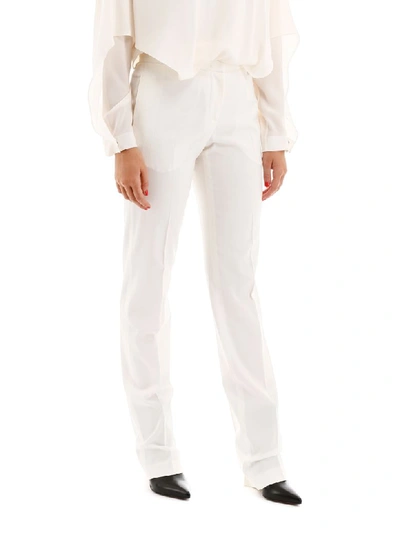 Shop N°21 Classic Trousers In Panna (white)