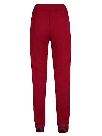 Shop Dolce & Gabbana Logo Track Pants In Raspberry