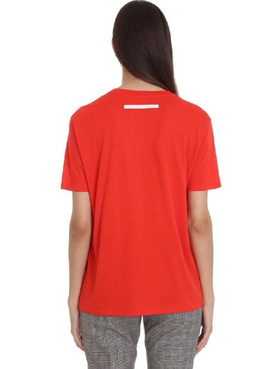 Shop Stella Mccartney T-shirt In Red Cotton