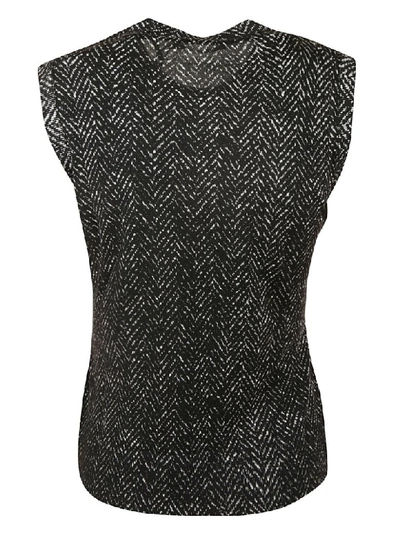 Shop Dolce & Gabbana Tweed Top In Multicolor