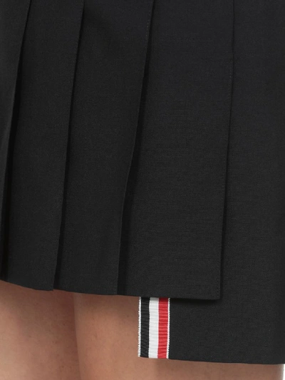 Shop Thom Browne Mini Skirt School Uniform In Navy