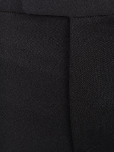 Shop Maison Margiela Pants Flared Canvas Poly In Black