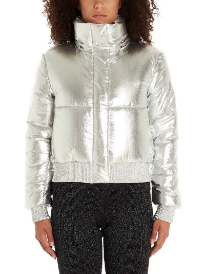 Shop Off-white Arrows Jacket In Silver