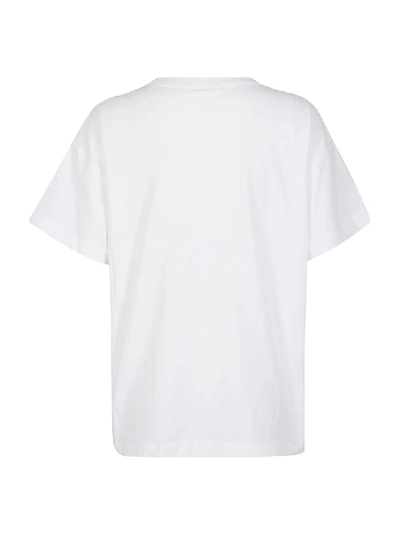 Shop Alexander Wang T Warped Logo T-shirt In White