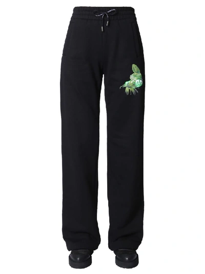 Shop Off-white Relaxed Fit Trousers In Nero