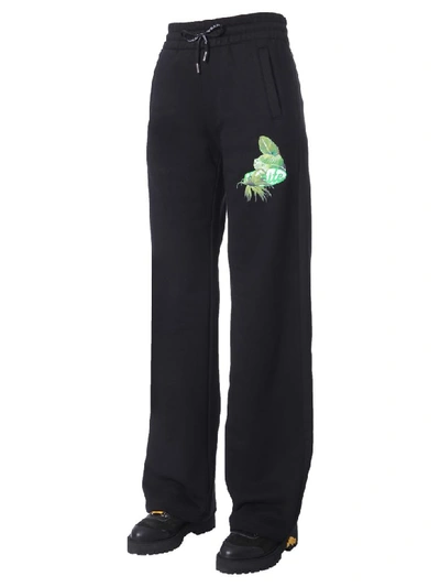 Shop Off-white Relaxed Fit Trousers In Nero