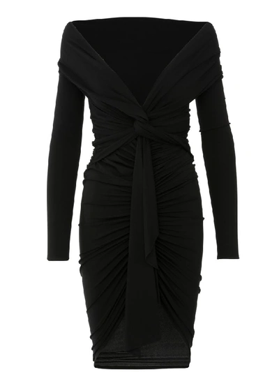 Shop Alexandre Vauthier Dress In Black