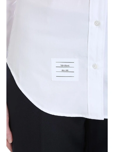 Shop Thom Browne Shirt In White Cotton