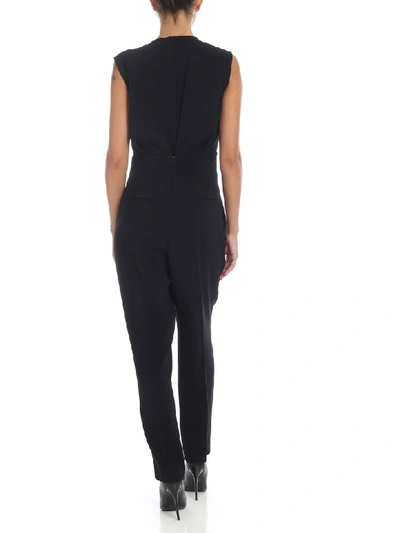 Shop Pinko Embellished Rampicare Jumpsuit In Nero