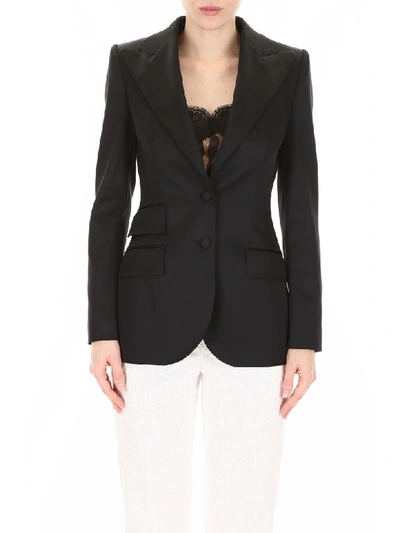 Shop Dolce & Gabbana Single-breasted Jacket In Nero (black)