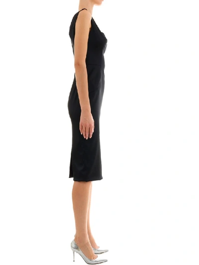 Shop Dolce & Gabbana Longuette Dress In Black