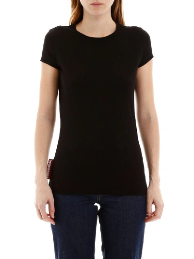 Shop Dsquared2 Basic T-shirt In Black (black)