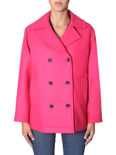 Shop Ps By Paul Smith Double-breasted Coat In Multicolor