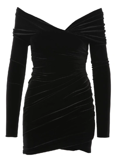 Shop Alexandre Vauthier Dress In Black