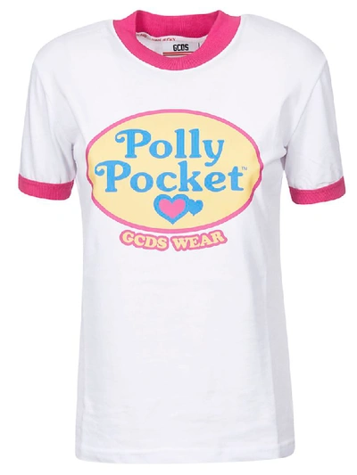 Shop Gcds Polly Pocket T-shirt In Bianco