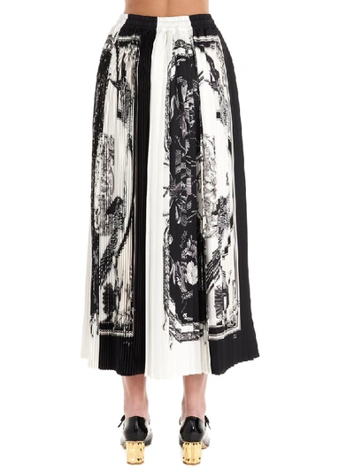 Shop Ferragamo Valzer Skirt In Black & White