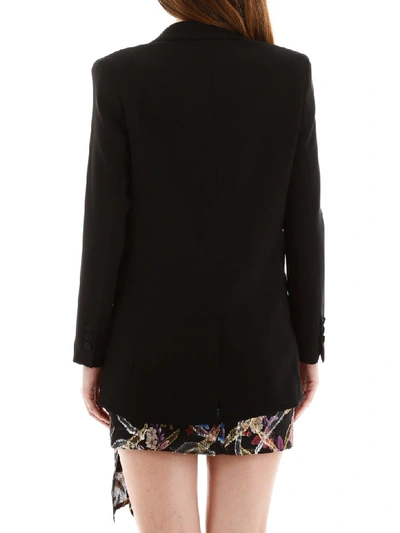 Shop Pinko Single-breasted Jacket In Nero