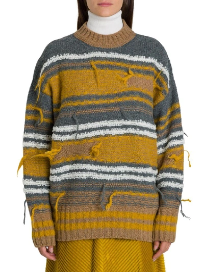 Shop M Missoni Striped Sweater In Multi