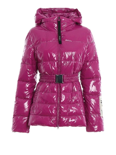 Shop Pinko Waiting Down Jacket In Orchidea Cupo