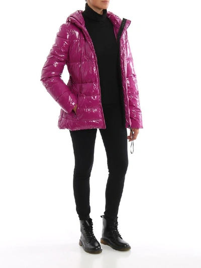 Shop Pinko Waiting Down Jacket In Orchidea Cupo