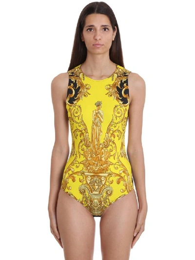 Shop Versace Body In Yellow Viscose