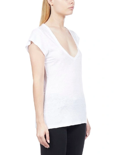 Shop Isabel Marant Étoile Short Sleeve T-shirt In White