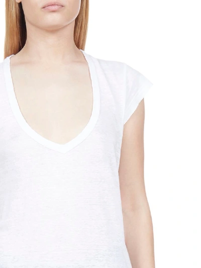 Shop Isabel Marant Étoile Short Sleeve T-shirt In White