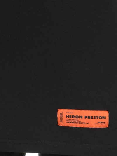 Shop Heron Preston Heron T-shirt In Off Black