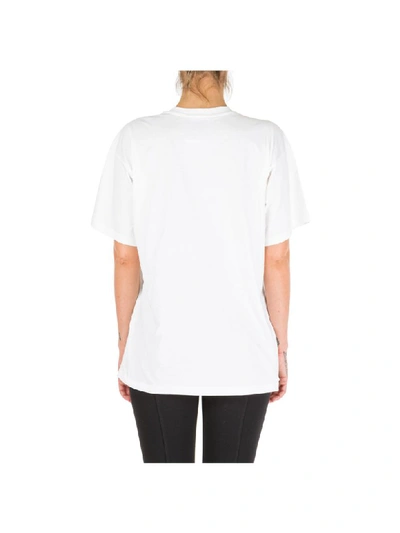 Shop Moschino Dollar Teddy Bear T-shirt In Bianco