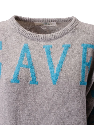 Shop Alberta Ferretti Save Me Sweater In Grey