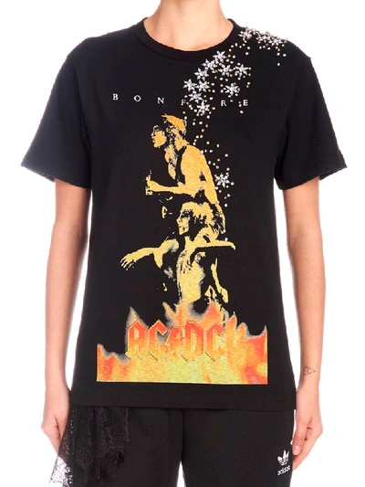 Shop Tiger In The Rain Ac/dc T-shirt In Black