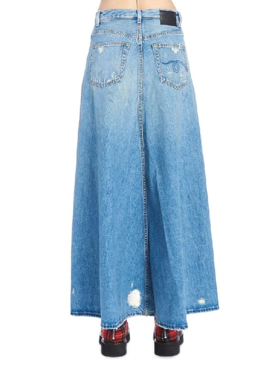 Shop R13 Skirt In Blue