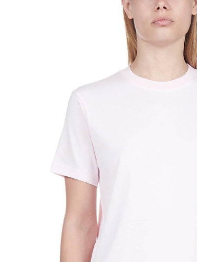 Shop Thom Browne Short Sleeve T-shirt In Lt Pink