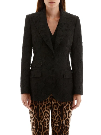 Shop Dolce & Gabbana Turtlington Jacket In Nero (black)