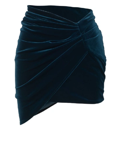 Shop Alexandre Vauthier Skirt In Blue