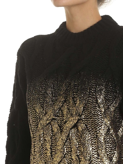Shop Pinko Sweater In Nero/oro