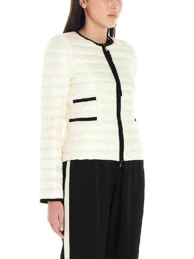 Shop Moncler Baillet Jacket In Black & White